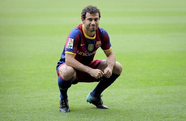Barcelona's Argentinian new player Javie